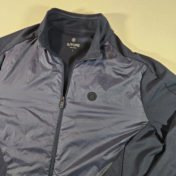 G/FORE Men's Twilight Performer Nylon Slim Fit Jacket Mens Large Navy